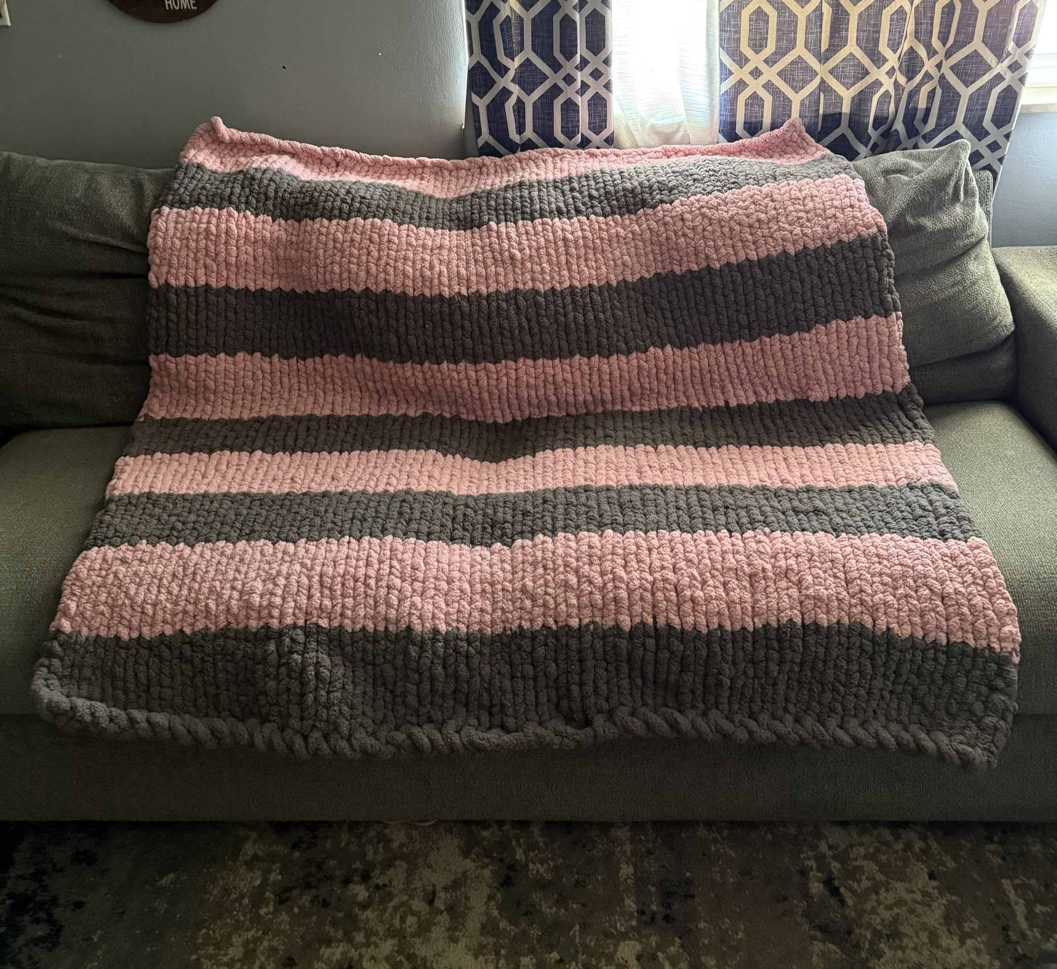 Pink and Gray